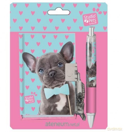 Pamiętnik z długopisem Studio Pets PEM-3643