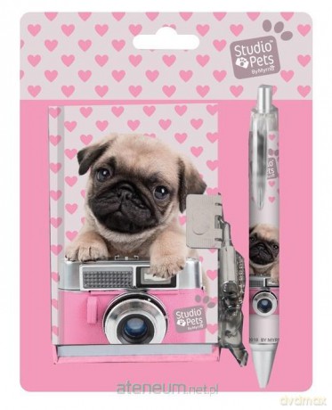 Pamiętnik z długopisem Studio Pets PEY-3643