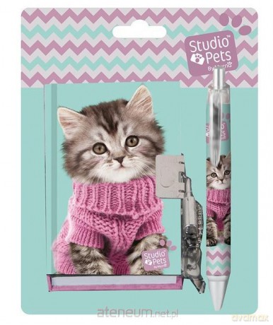 Pamiętnik z długopisem Studio Pets PEZ-3643
