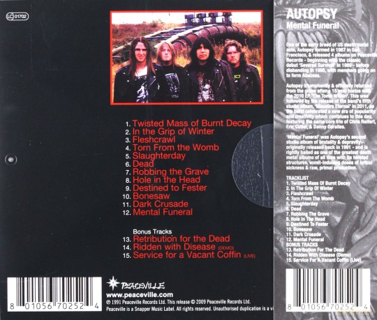 Autopsy: Mental Funeral [CD]