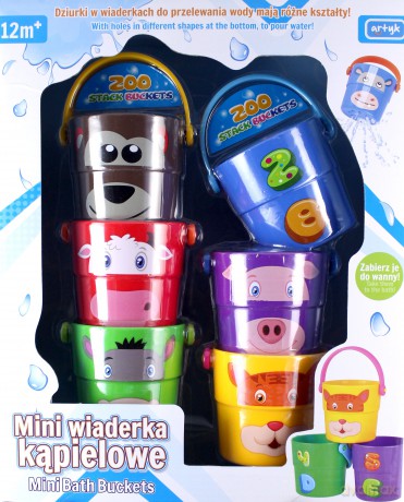 Piramidka- mini wiaderka kąpielowe