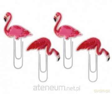 Spinacze Flamingi 4 sztuki