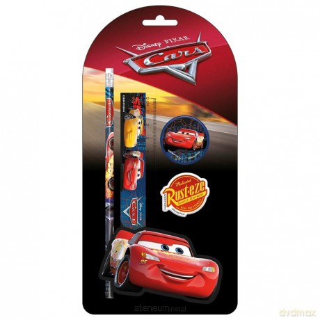 Zestaw 4 przyborów szkolnych Cars 44
