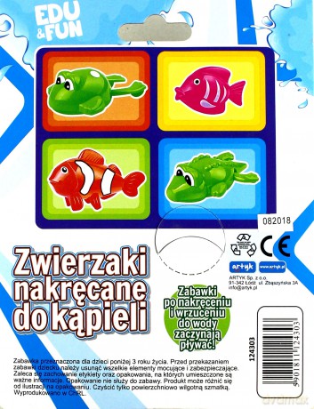 Zwierzaki nakręcane do kąpieli