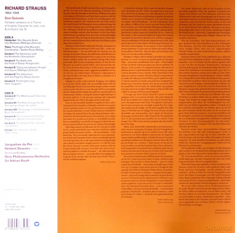 Jacqueline Du Pre: R. Strauss: Don Quixote [Winyl]