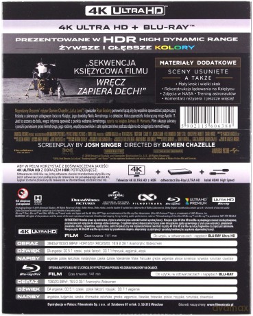 Pierwszy człowiek [Blu-Ray 4K]+[Blu-Ray]