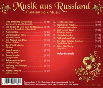 Wolga Ensemble: Russian Folk Music [CD]