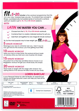 Fit In 5 To 20 Minutes Latin Fat Buster [DVD]