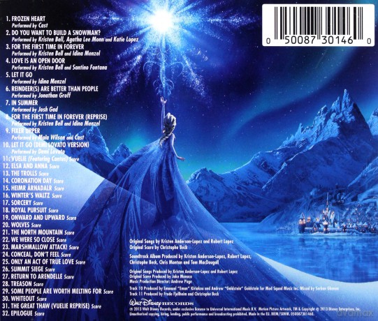 Frozen soundtrack [CD]