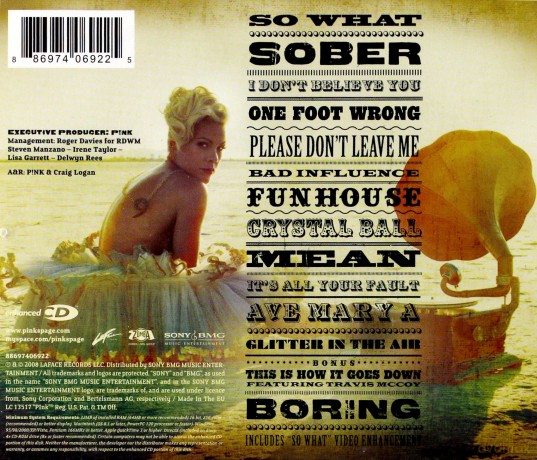 Pink: Funhouse [CD]