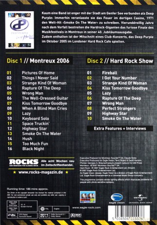 Deep Purple: Live At Montreux 2006 (Rocks Edition) [2DVD]