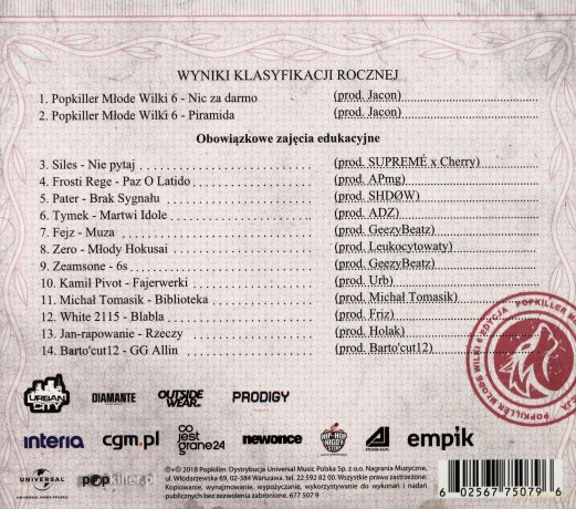 Popkiller Młode Wilki vol. 6 [CD]