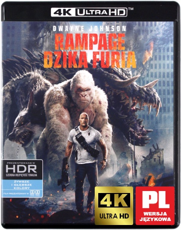 Rampage: Dzika furia [Blu-Ray 4K]+[Blu-Ray]