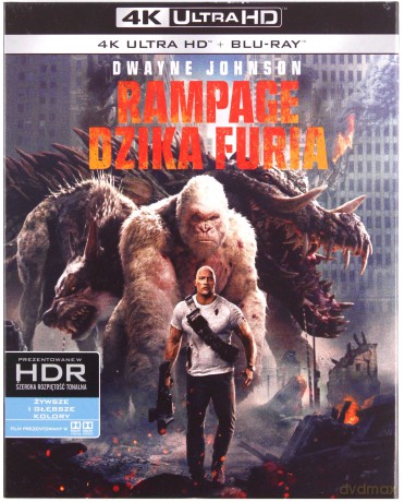Rampage: Dzika furia [Blu-Ray 4K]+[Blu-Ray]
