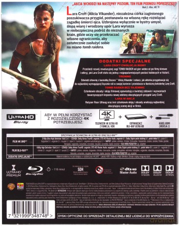 Tomb Raider [Blu-Ray 4K]+[Blu-Ray]