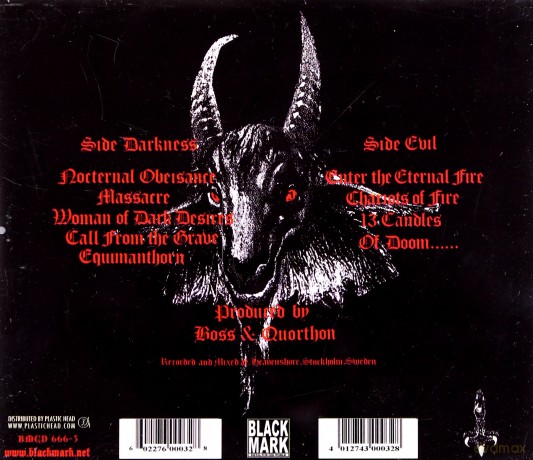 Bathory: Under The Sign Of The Black Mark [CD]