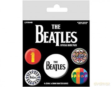 The Beatles: Black Przypinka