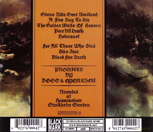 Bathory: Blood Fire Death [CD]