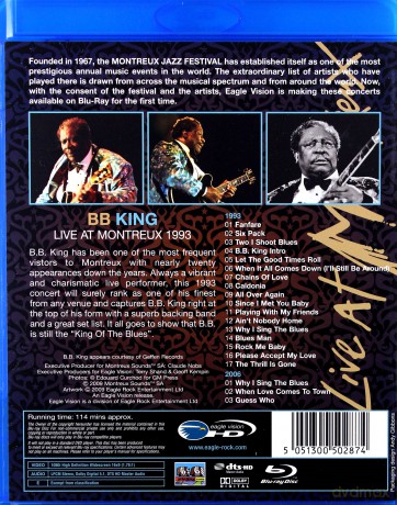 BB King: Live At Montreux 1993 [Blu-Ray]