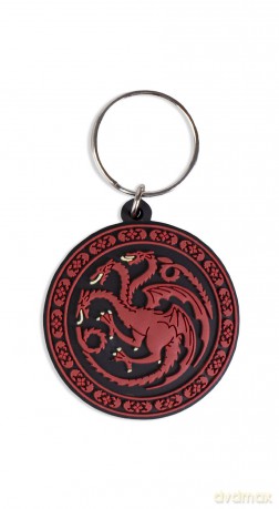 Game Of Thrones (Gra o Tron) Targaryeon Rubber Keyring Brelok