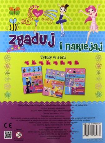 Zgaduj i naklejaj z baletnicami [KSIĄŻKA]