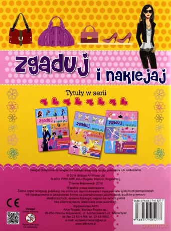 Zgaduj i naklejaj z modelkami [KSIĄŻKA]