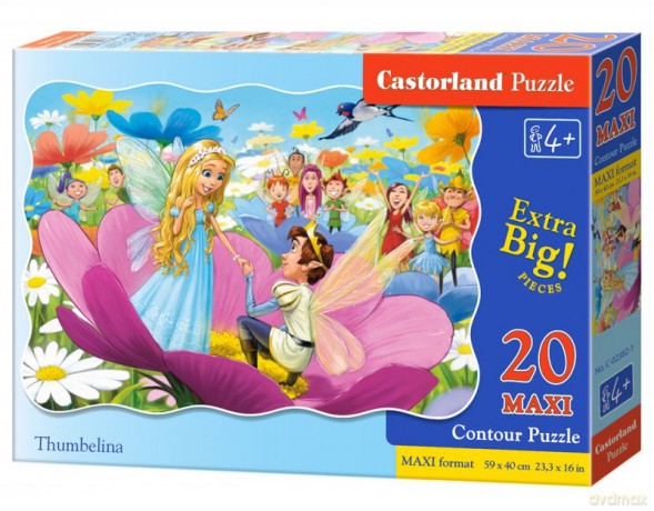 CASTORLAND 20 el. MAXI Calineczka [PUZZLE]