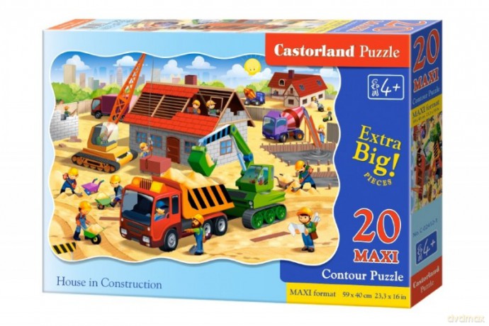 CASTORLAND 20 el. MAXI Dom w budowie [PUZZLE]