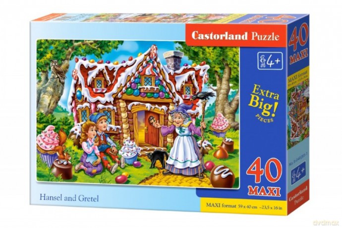 CASTORLAND 40 el. MAXI Jaś i Małgosia [PUZZLE]