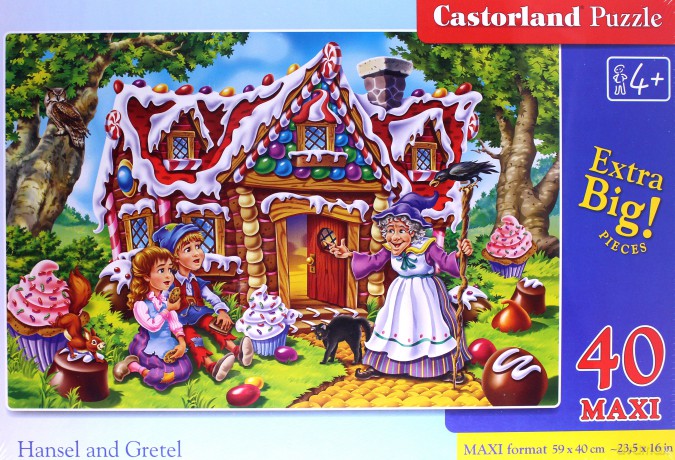 CASTORLAND 40 el. MAXI Jaś i Małgosia [PUZZLE]