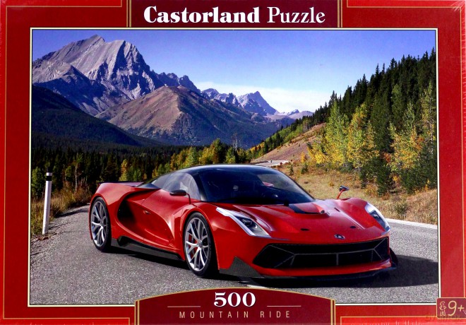 CASTORLAND 500 el. Samochód w górach [PUZZLE]