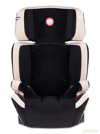 Fotelik 15-36 kg Hugo ISOFIX Czarno-beżowy