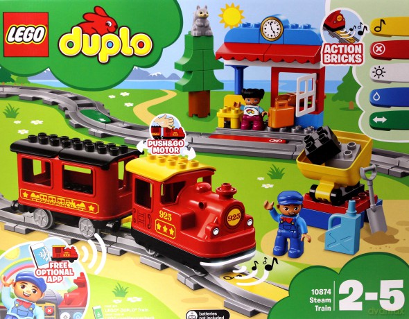 LEGO DUPLO Pociąg parowy (10874) [KLOCKI]