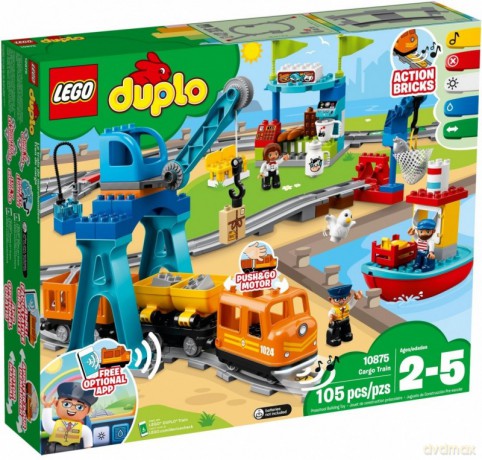 LEGO DUPLO Pociąg towarowy (10875) [KLOCKI]