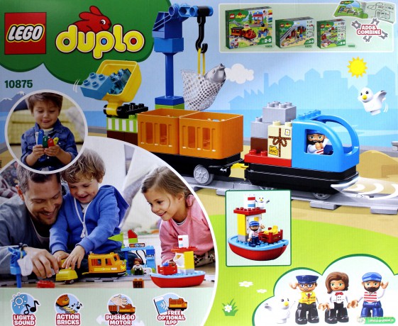 LEGO DUPLO Pociąg towarowy (10875) [KLOCKI]