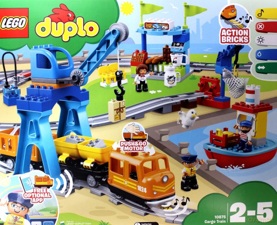 LEGO DUPLO Pociąg towarowy (10875) [KLOCKI]