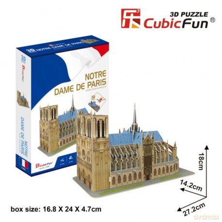 Puzzle 3D Katedra Notre Dame [PUZZLE]