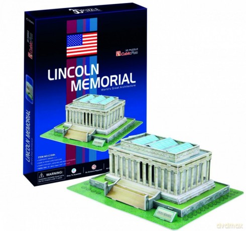 Puzzle 3D Lincoln 41 el. [PUZZLE]
