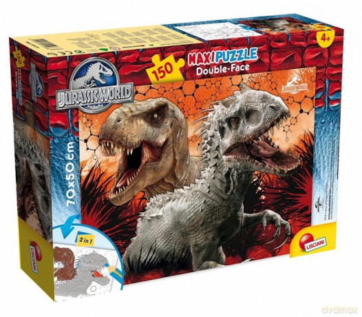 Puzzle dwustronne 150 el. Maxi Jurassic World [PUZZLE]