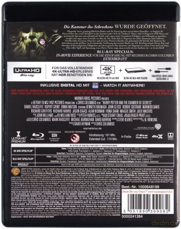 Harry Potter i Komnata Tajemnic [Blu-Ray 4K]+[Blu-Ray]
