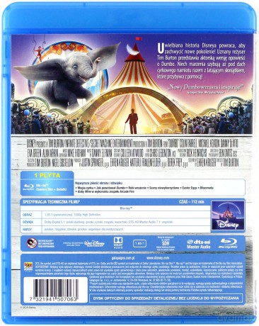 Dumbo (Disney) [Blu-Ray]