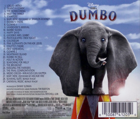 Dumbo soundtrack (Danny Elfman) [CD]