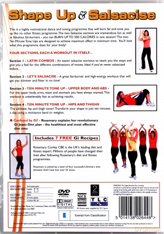Rosemary Conley Shape Up Salsacise [DVD]