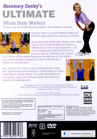Rosemary Conley Ultimate Whole Body Workout [DVD]