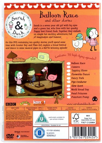 Sarah & Duck Balloon Race [DVD]