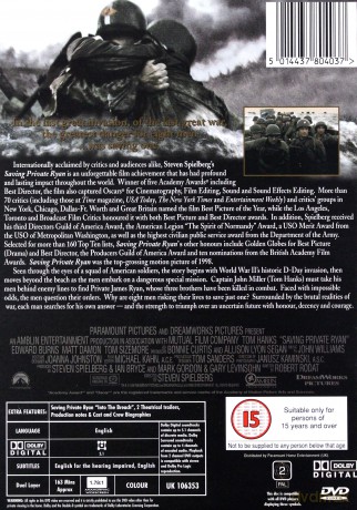 Saving Private Ryan (Szeregowiec Ryan) [2DVD]