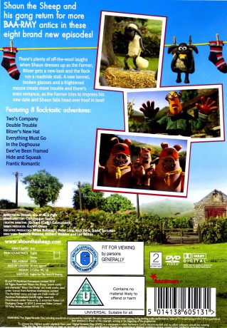Shaun The Sheep Twos Company (Baranek Shaun) [DVD]