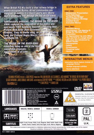 Most na rzece Kwai [2DVD]