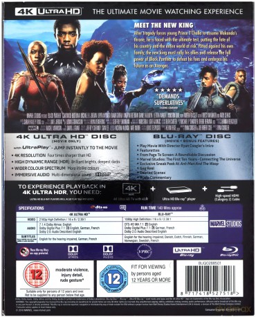 Black Panther [Blu-Ray 4K]+[Blu-Ray]