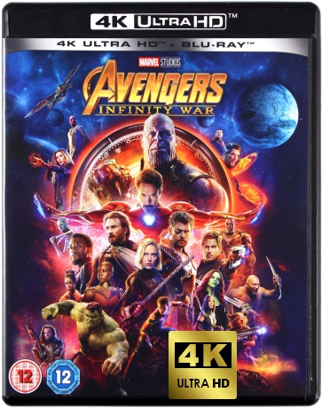 Avengers Infinity War (Avengers: Wojna bez granic) [Blu-Ray 4K]+[Blu-Ray]